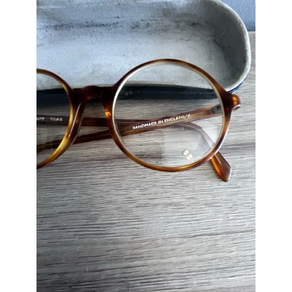 Anglo American England Optical Honey Tortoise Frames Only *need Repair